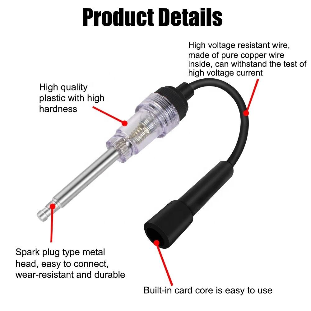 CNBJ-86982 Bil Tändstift Tester 12V