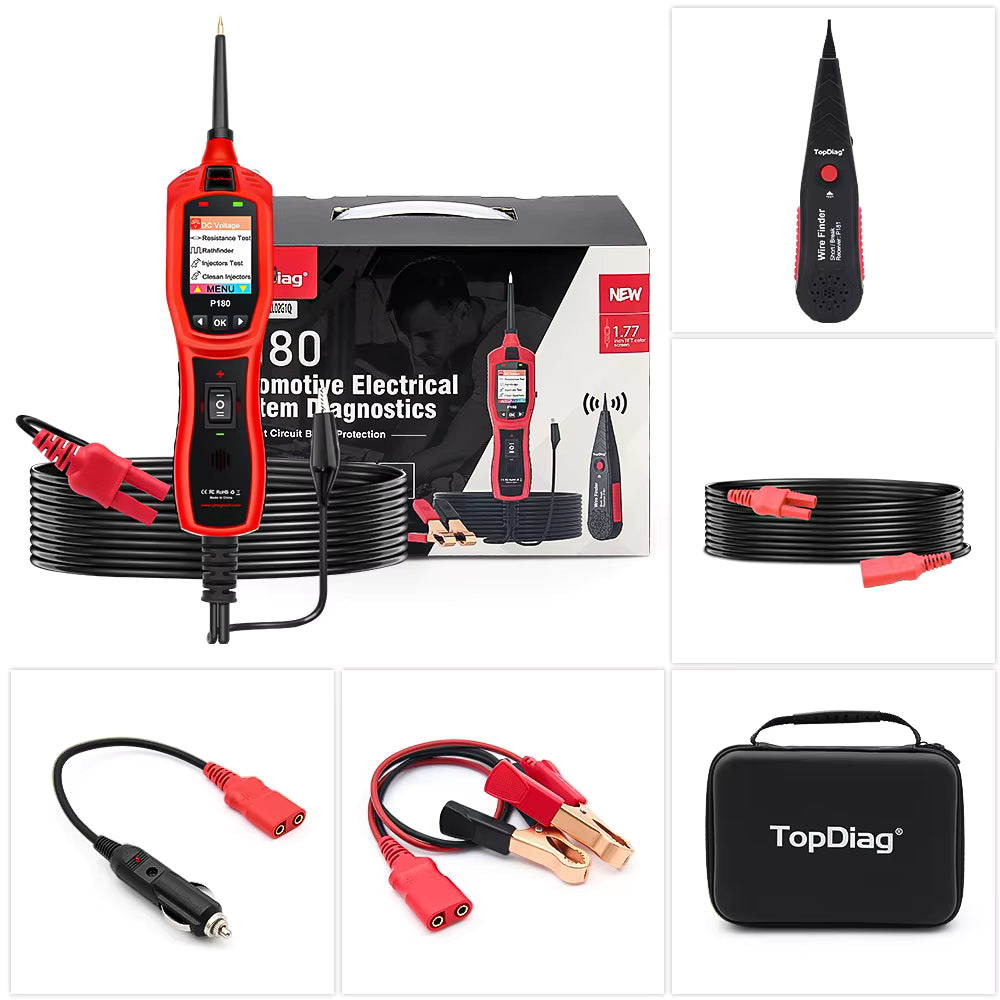 TopDiag P180 Kretsprovare – Testa bilens elnät 9–30V