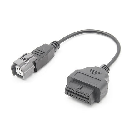 Motorcycle OBD2 Förlängningskontakt Diagnostikkabel 3PIN Yamaha