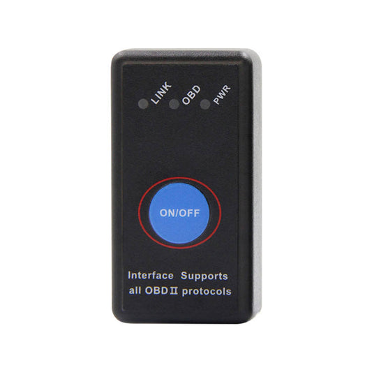 Mini ELM327 OBD2 Scanner Trådlös V1.5 med Strömbrytare