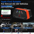 Vgate iCar2 Bluetooth OBD2 Code Reader – Stödjer alla OBDII-protokoll
