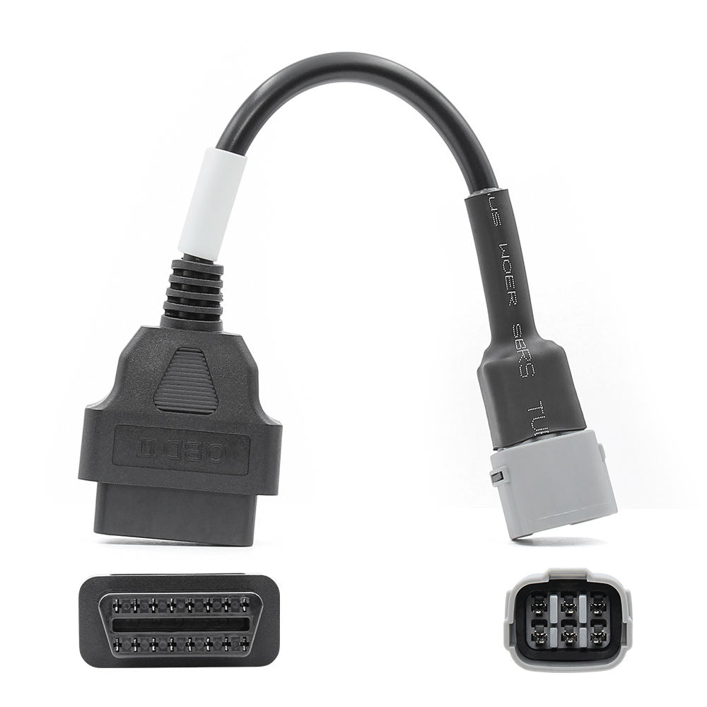 Motorkabel för Suzuki 6pin Adapter till 16pin OBD2 Connector