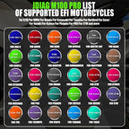 JDiag M100 Pro Universell Motorcykel OBD2 Diagnostik Scanner Felkodsläsare