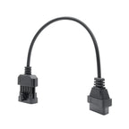 OBD1 till OBD2 Kabel 10 PIN OBD Adapter 16 PIN OBDII Bil Kabel för OPEL