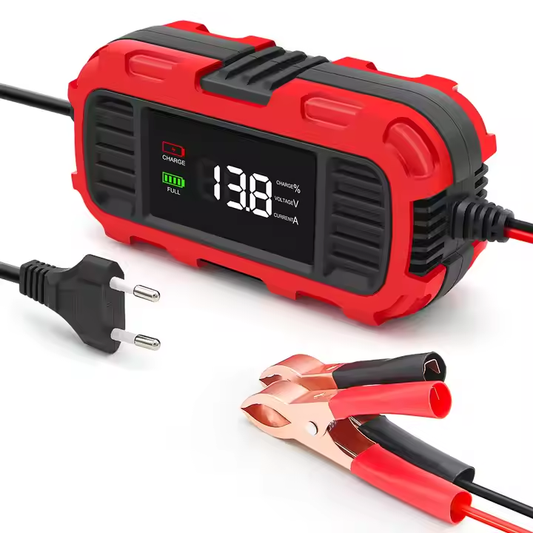 Pulse Repair Blysyrabatteri Laddare 12V 2A för Motorcykel och Bil