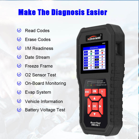 KONNWEI KW850 OBD2 Auto Diagnostic Scanner