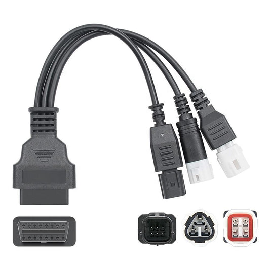 OBD2 Motor Kabel 3 i 1 för Yamaha 3-pin & Honda 6-pin