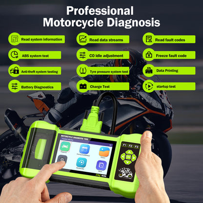 Jdiag M300 Motorcykeldiagnosverktyg med 5.0'' Display