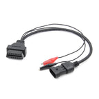 3Pin till 16 Pin OBD OBD2 adapterKabel för Fiat, Alfa, Lancia Adapterkabel