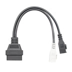 2 X 2pin för Audi till OBD2 16Pin Connector