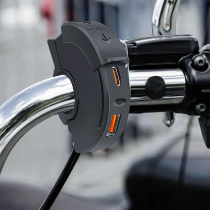 Ultrathin Motorcycle QCPD USB Charger Socket