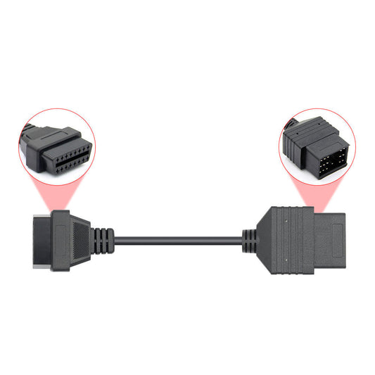 OBD1 till OBD2 Diagnostikverktyg Toyota 17-pin till 16-pin OBDII Connector