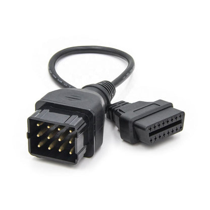 12-pin OBD Connector för GAZ Biladapter 12-pin Lastkabel