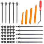 680 delar plastclips / push retainers för bil – panelclips till dörrsidor, list & inredning