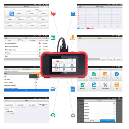 Obd Scanner Launch CRP129E - Professionell Bildiagnos