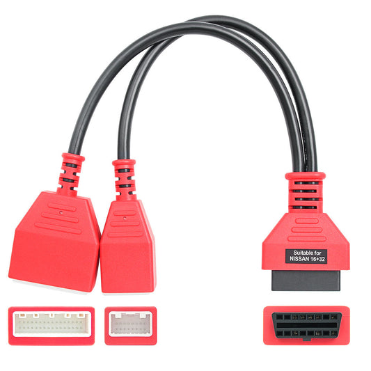 Original Röd 16+32 Gateway Adapter för Nissan Sylphy