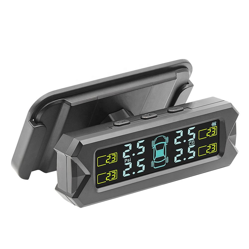 Solenergi TPMS Externa Sensorer för Bilstyrtryck