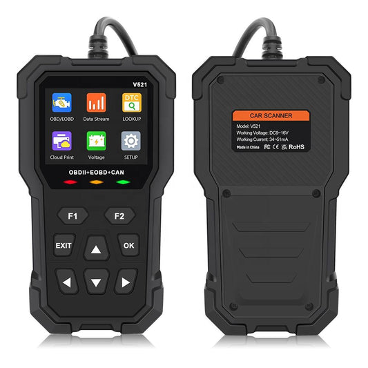Professionell OBD2 Scanner V521 - Diagnosverktyg för Fordon