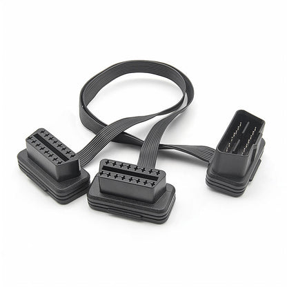 2 i 1 8 Pin OBD2 Förlängnings Y-Kabel för Bildiagnosverktyg