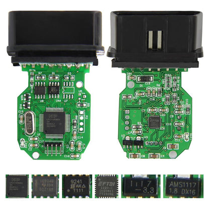 USB till OBD2 16pin MINI J2534 Diagnostik Kabel för Toyota TIS Techstream