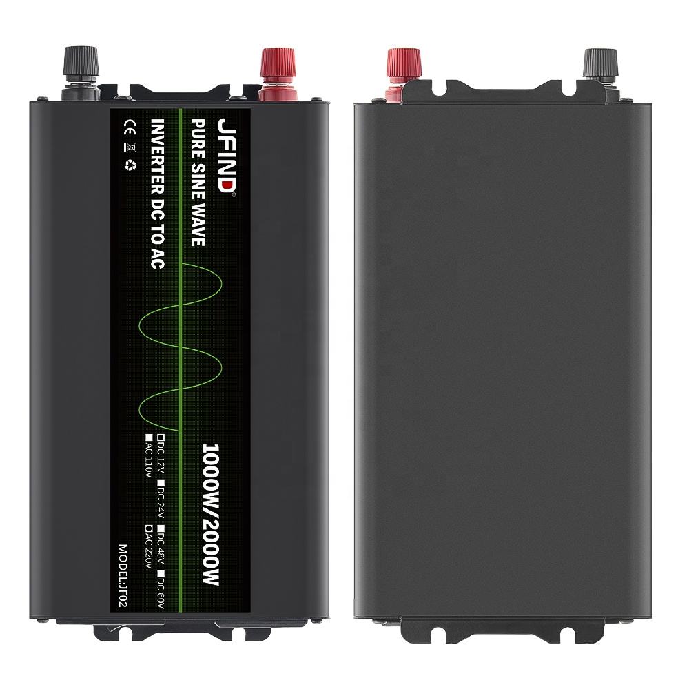 Pure Sine Wave Inverter JFIND JF02 DC12V till AC 220V/110V Tillbehör