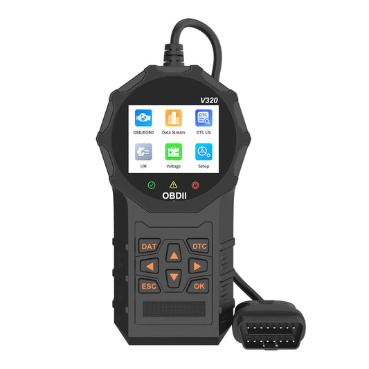 Hot Car Scanner V320 - OBD Diagnostik med 12 Funktioner