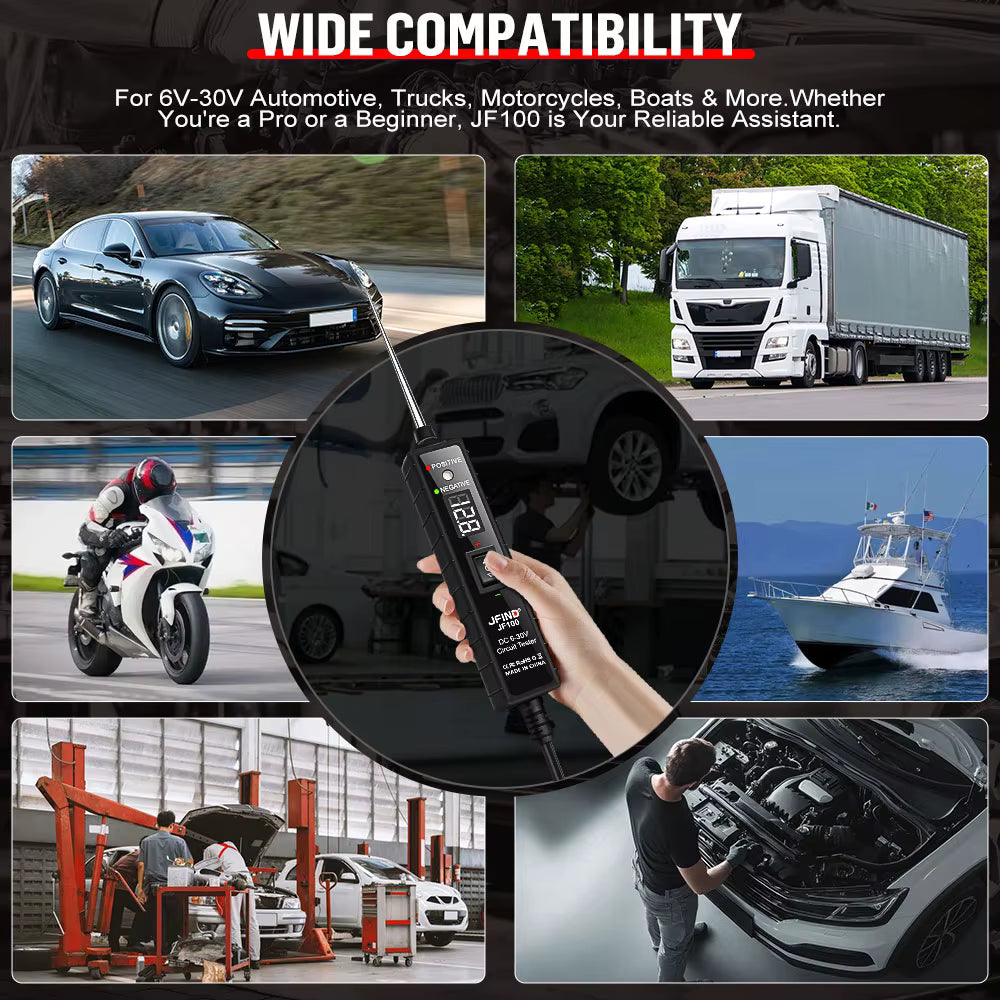 JFIND JF100 Power Probe / kretsprovare med digital display