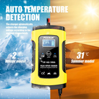 Mini Portable LCD 12V Bilbatteriladdare 12V 5A Tillbehör