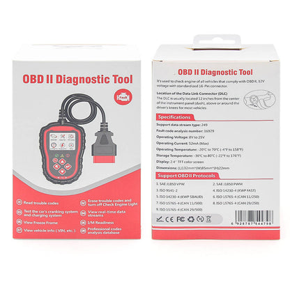 Quicklynks T41 OBD2 Bilmotor Felsökningsverktyg