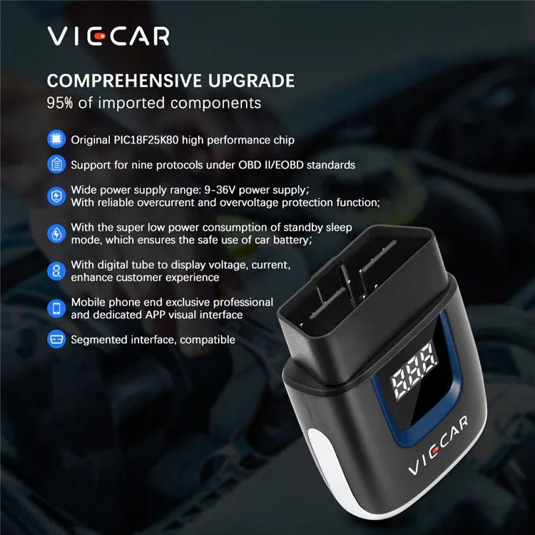 Car Diagnostic Tool Code Reader Viecar VP001 OBD2 Scanner - Viecar