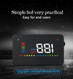 Car Head Up Display OBD HUD 3.5 Inch - Felkodsläsare