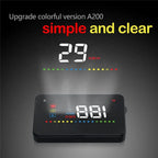 Car Head Up Display OBD HUD 3.5 Inch - Felkodsläsare
