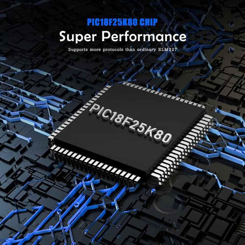 ELM327 Bluetooth OBD2 Felkodsläsare v2.1 - PIC18F25K80 - Felkodsläsare