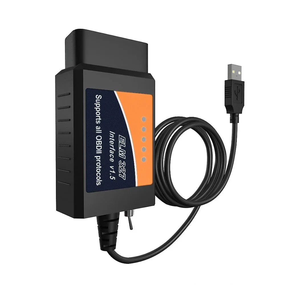 ELM327 USB Diagnoskabel med Switch – HS - CAN & MS - CAN – För FORScan - Felkodsläsare