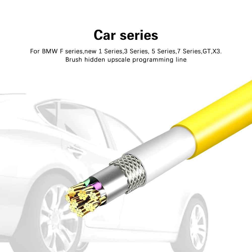 Ethernet till OBD Interface Kabel – ENET Data Line för BMW F - serie Kodning - Felkodsläsare