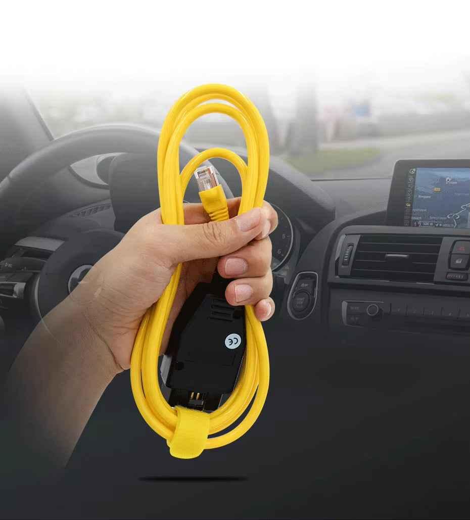 Ethernet till OBD Interface Kabel – ENET Data Line för BMW F - serie Kodning - Felkodsläsare