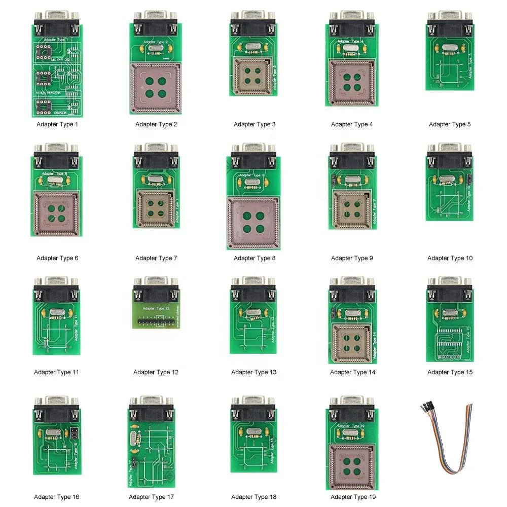 Full 19 Adapters för UPA USB Programmer - Felkodsläsare