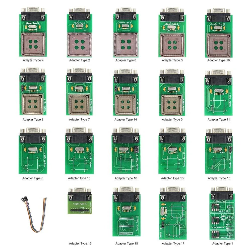Full 19 Adapters för UPA USB Programmer - Felkodsläsare