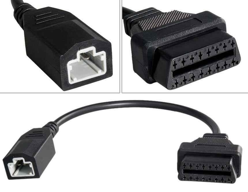 Honda 3 - pin till OBD2 16 - pin Adapterkabel - Felkodsläsare