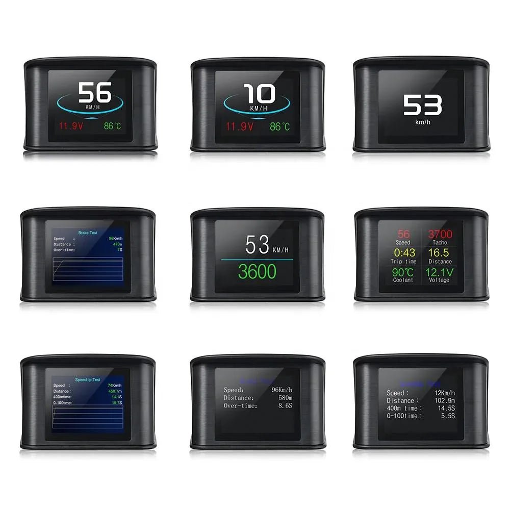 HUD P10 Bil Head Up Display - Felkodsläsare
