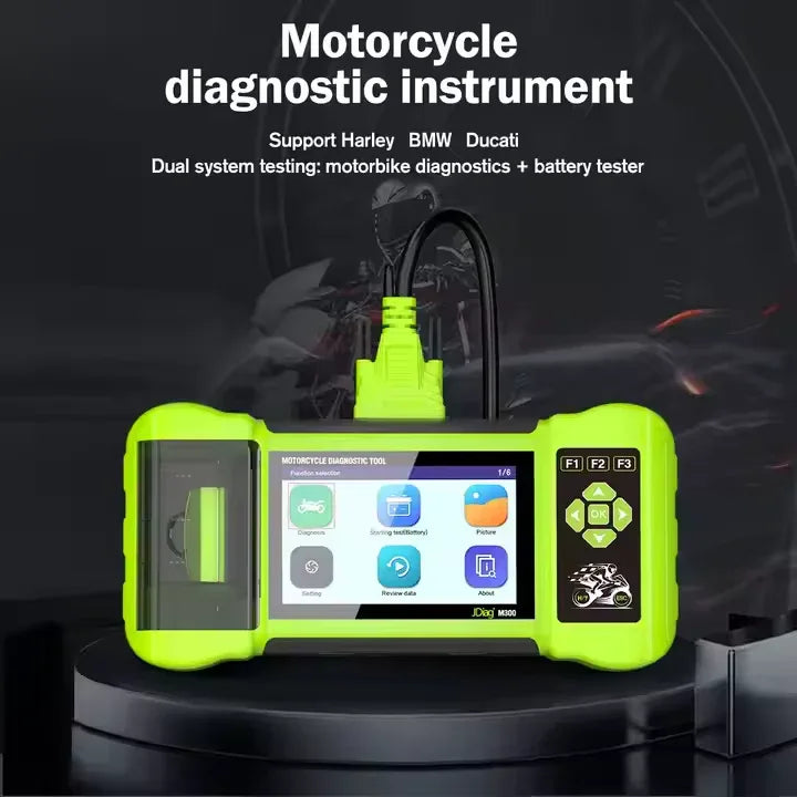 Jdiag M300 Motorcykeldiagnosverktyg med 5.0'' Display - JDiag
