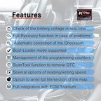 K - tag Chip Tuning Tool Ktag 7.020 Master Version - Felkodsläsare