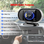 KONNWEI KW206 – HUD Auto Gauge + OBD2 Scanner med smarta varningar - Konnwei