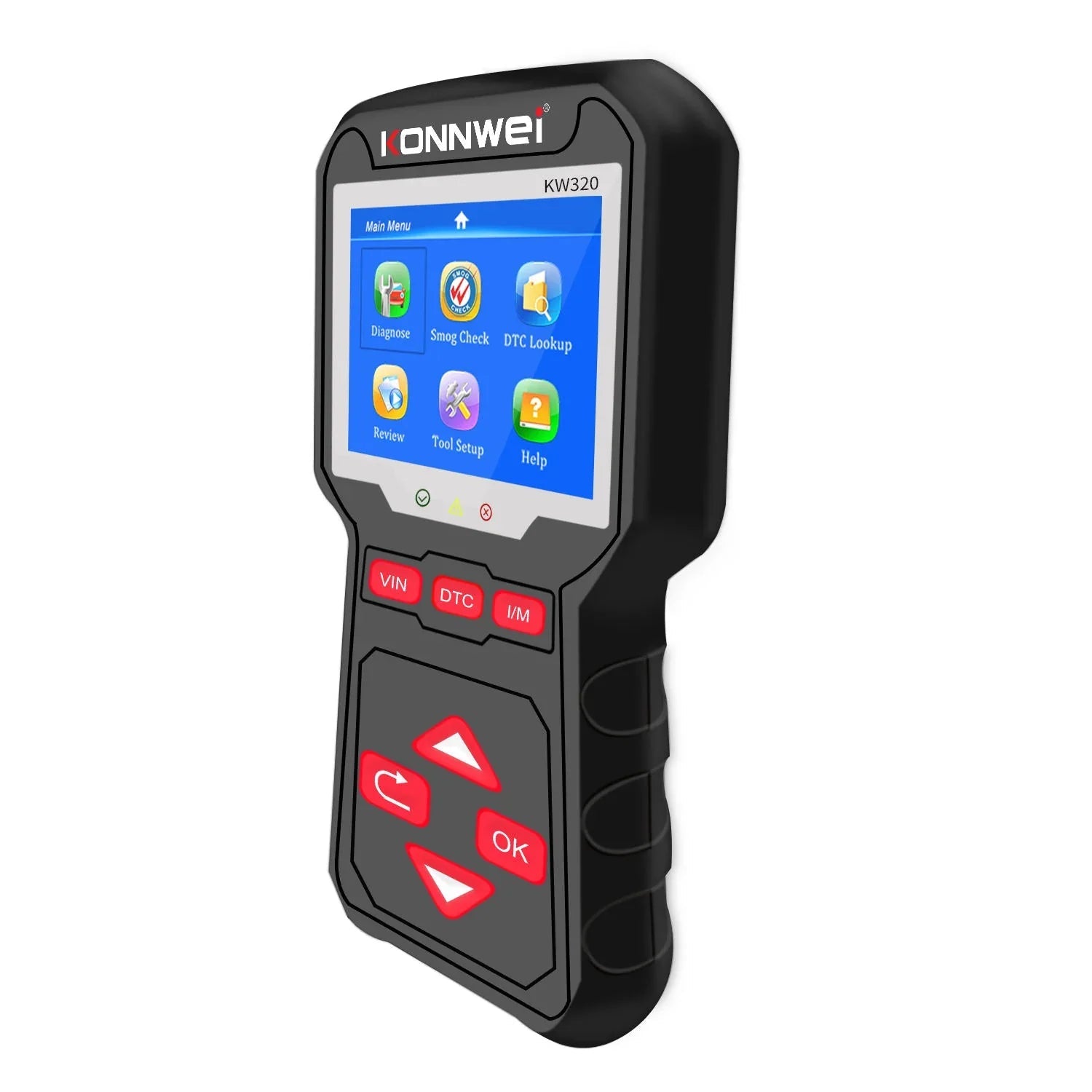 KONNWEI KW320 – OEM OBD2 - diagnos med färgskärm, Smog Check, DTC & VIN - Konnwei