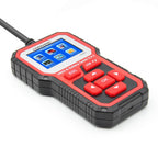 KONNWEI KW681 – OBD2 Bilscanner + Batteritestare (2 - i - 1) med färgskärm, I/M - snabbknapp, CCA/SOC/SOH & start - /laddningstest - Konnwei