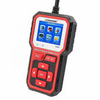 KONNWEI KW681 – OBD2 Bilscanner + Batteritestare (2 - i - 1) med färgskärm, I/M - snabbknapp, CCA/SOC/SOH & start - /laddningstest - Konnwei