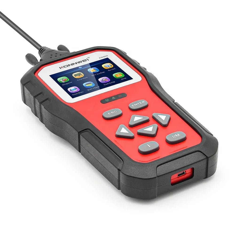 KONNWEI KW860 OBD2 Felkodsläsare – Auto Scanner & Code Reader - Konnwei