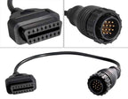 Mercedes 14 - pin till OBD2 Adapterkabel - Felkodsläsare