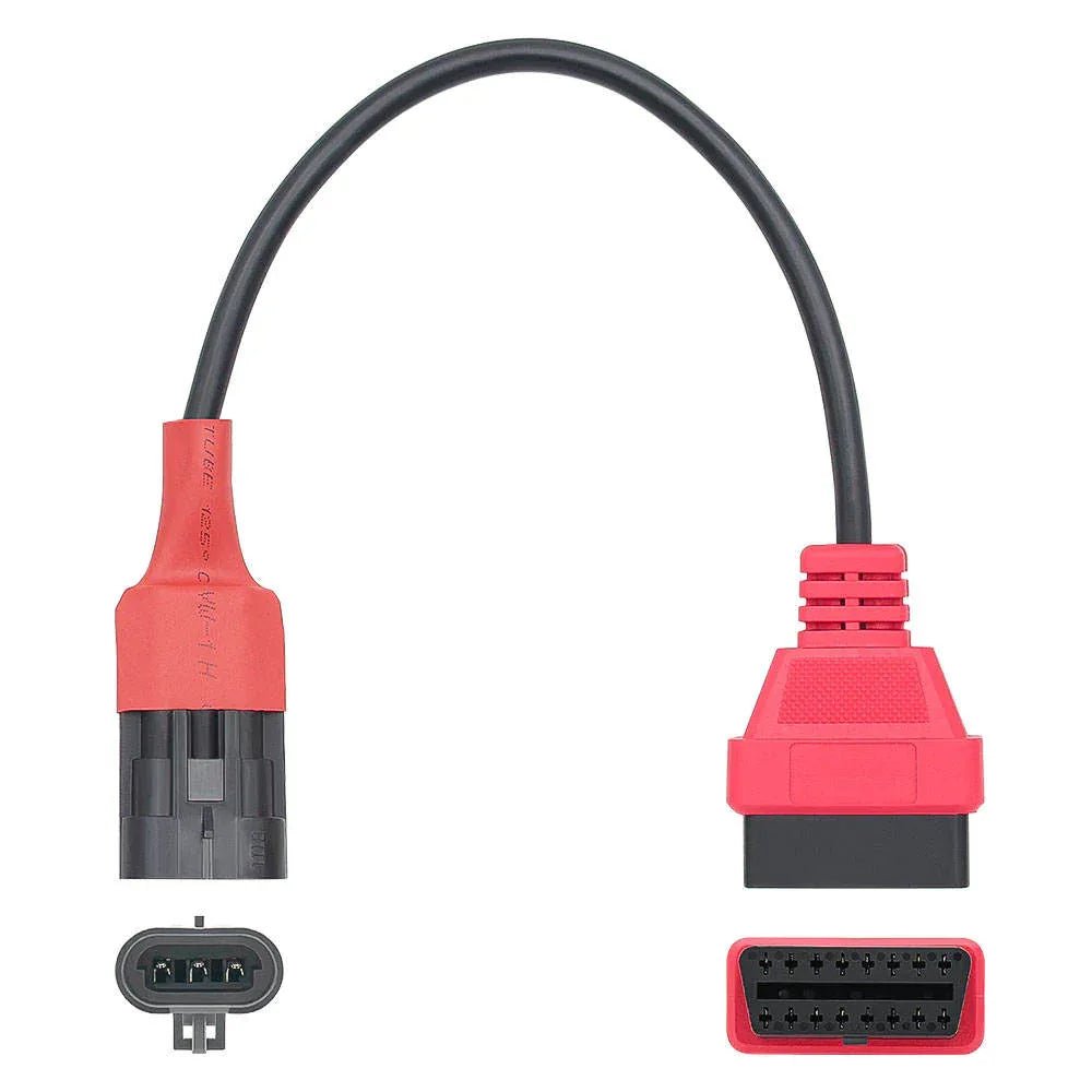 OBD Anslutningskabel för SYM Motorcyklar – 3PIN till OBD2 Adapter - Felkodsläsare