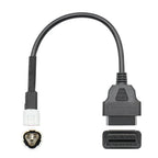 OBD Motorcykelkabel för Yamaha 3 - pin till OBD2 16 - pin Adapter - Felkodsläsare